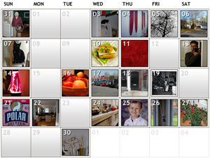 Flickr Calendar